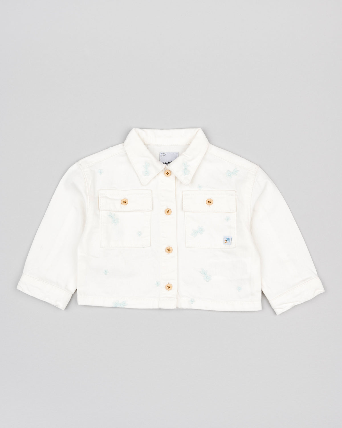 Chaqueta De Sarga Crudo - Minibhu