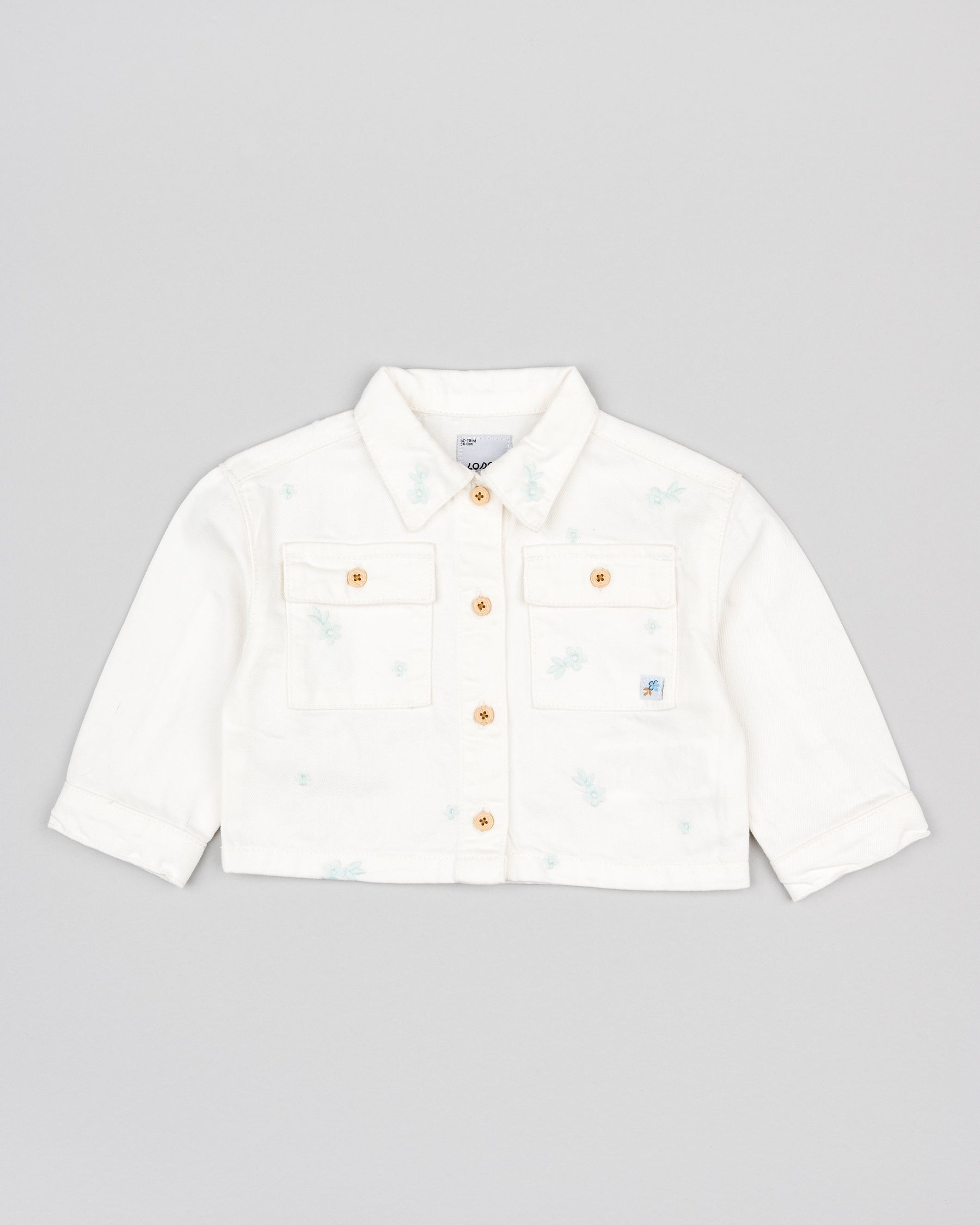 Chaqueta De Sarga Crudo - Minibhu