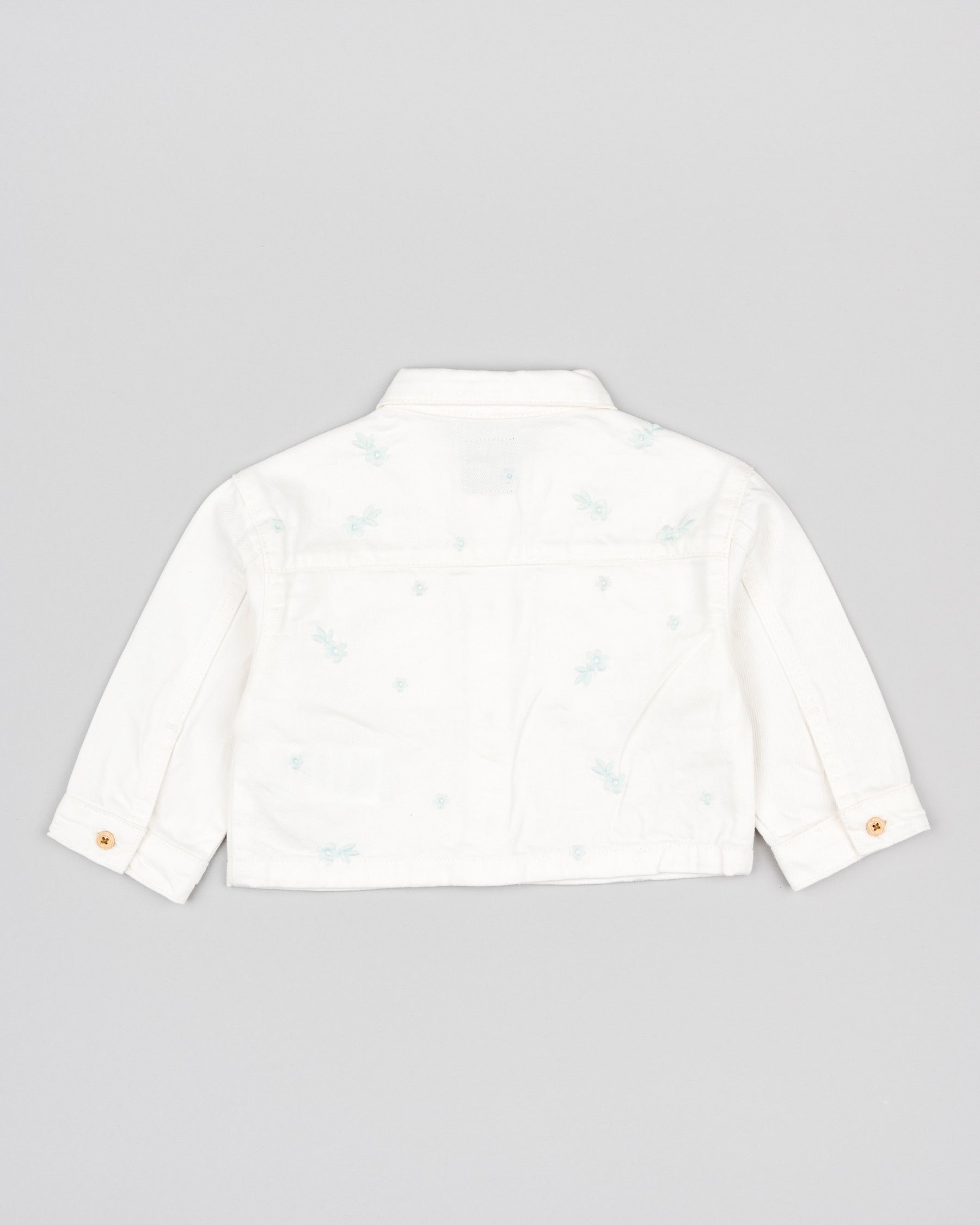 Chaqueta De Sarga Crudo - Minibhu