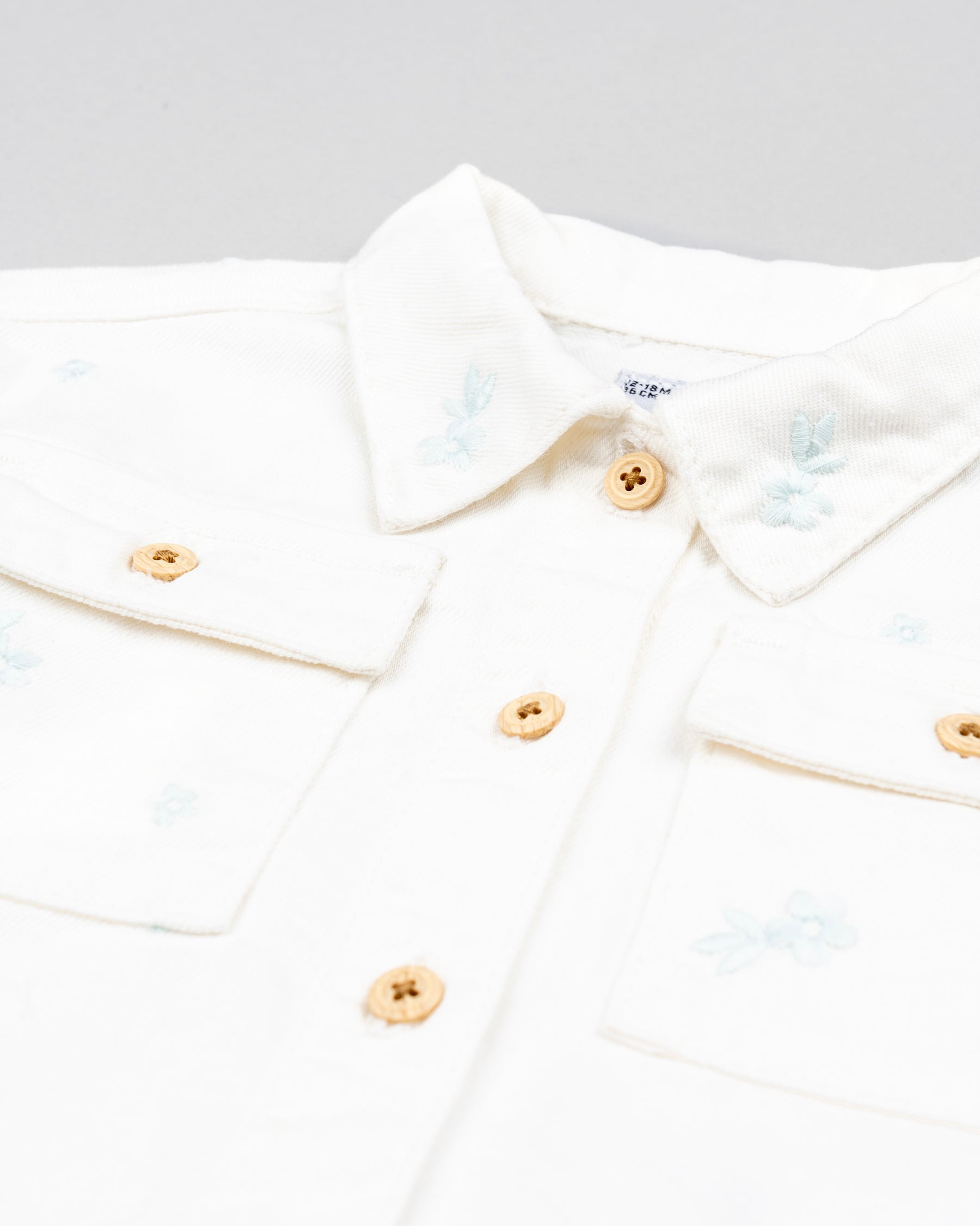 Chaqueta De Sarga Crudo - Minibhu