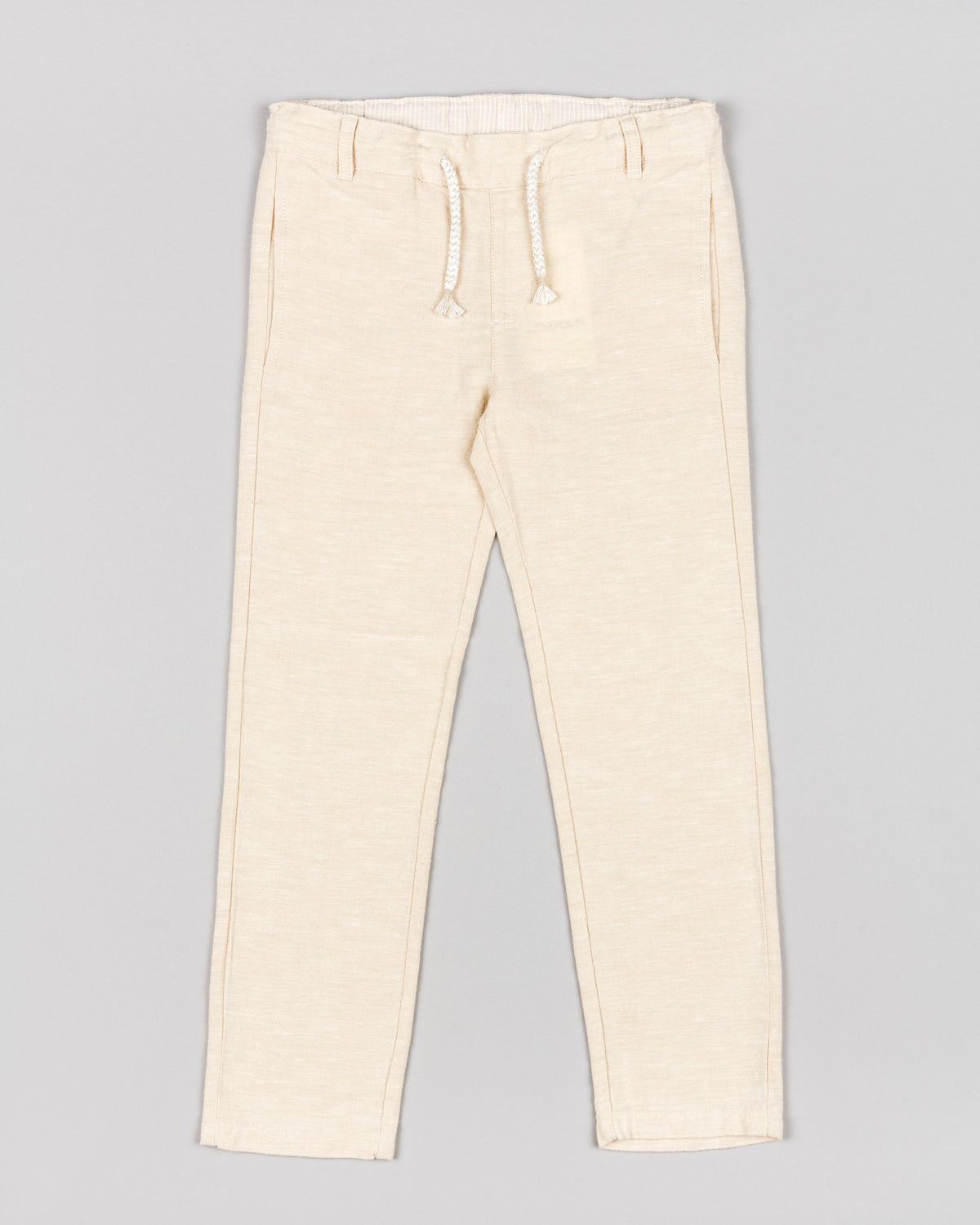 Pantalón Lino Beige Ceremonia Losan