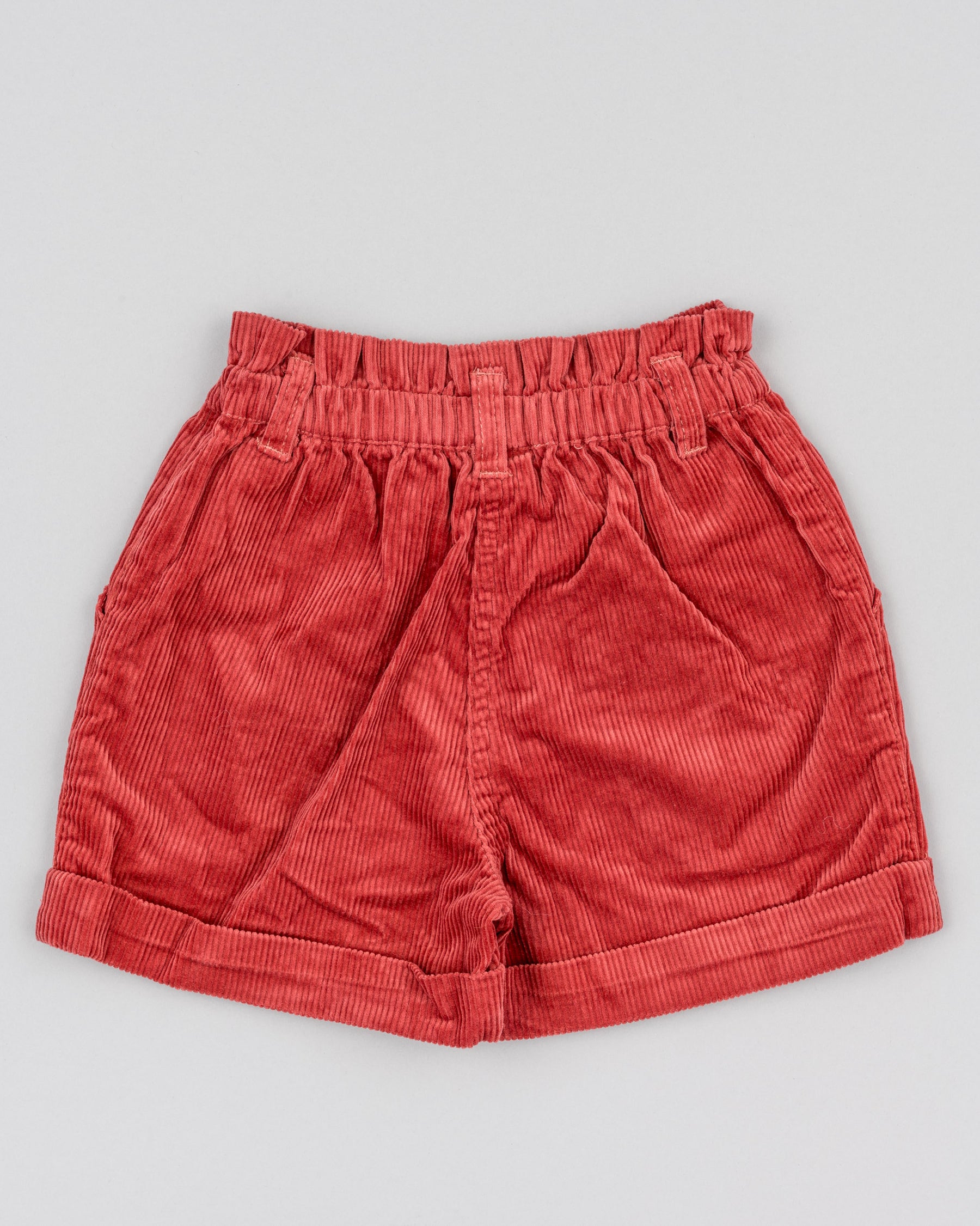 Short Corduroy Dark Pink