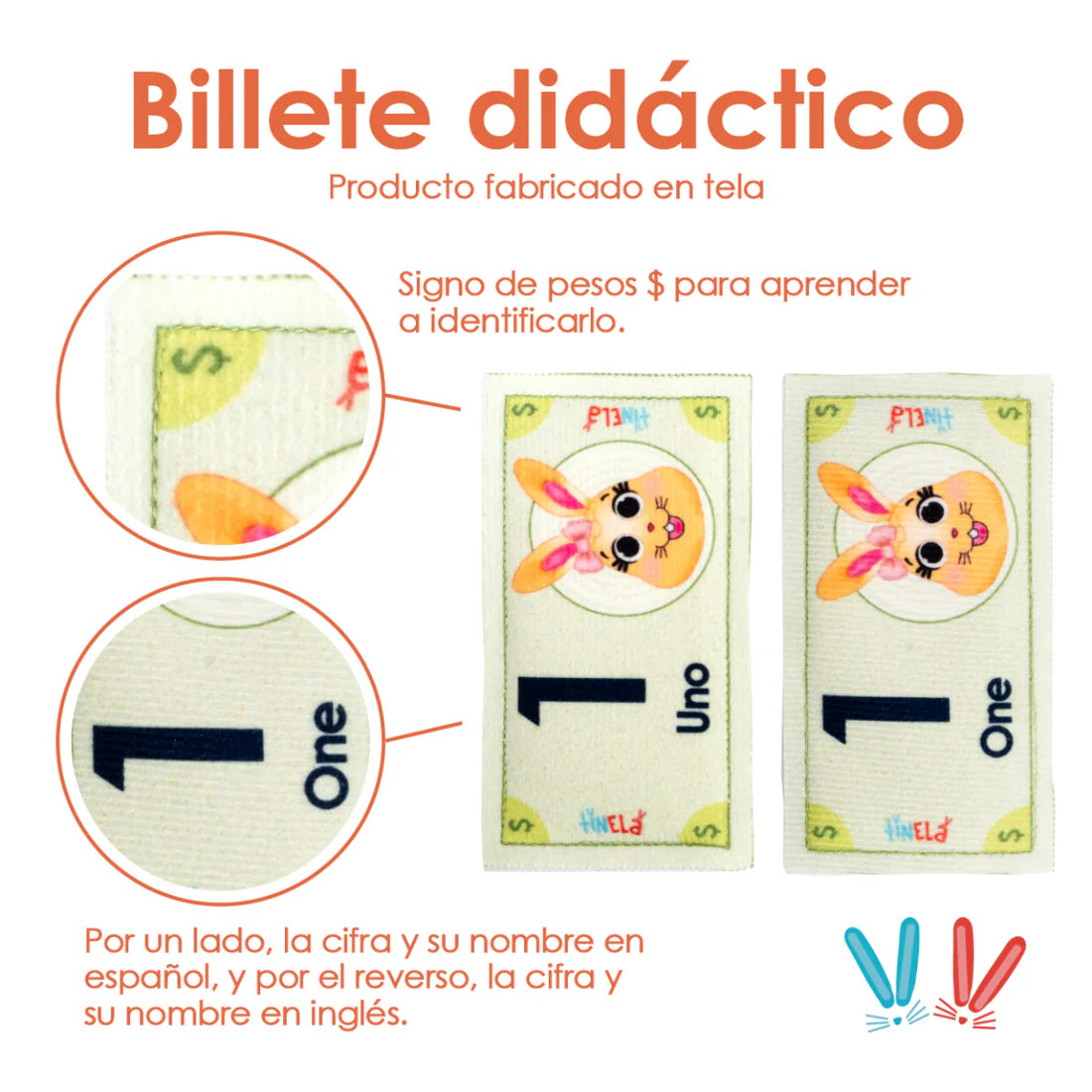 Dinero Didáctico Del #1 al #20