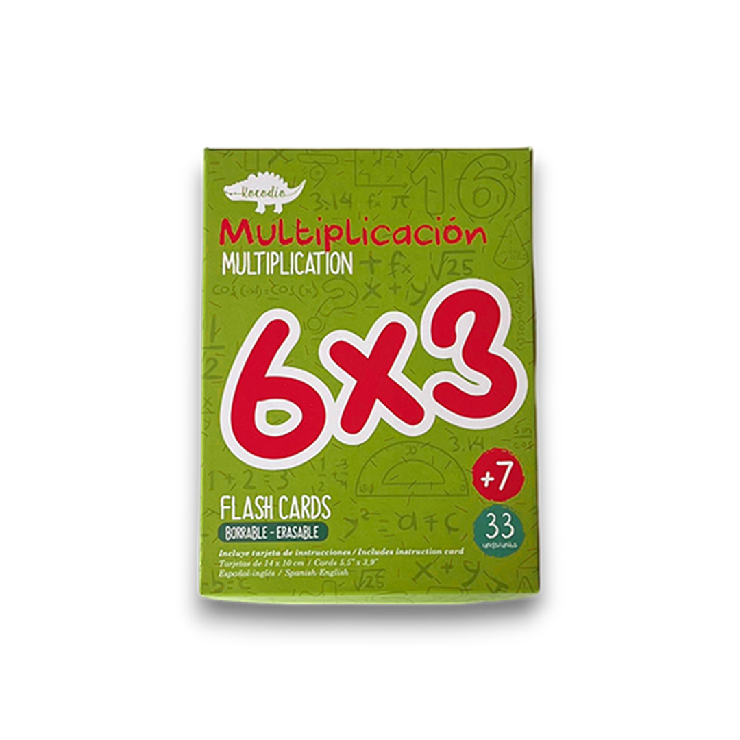 Flash Cards Multiplicación +7a Kocodio