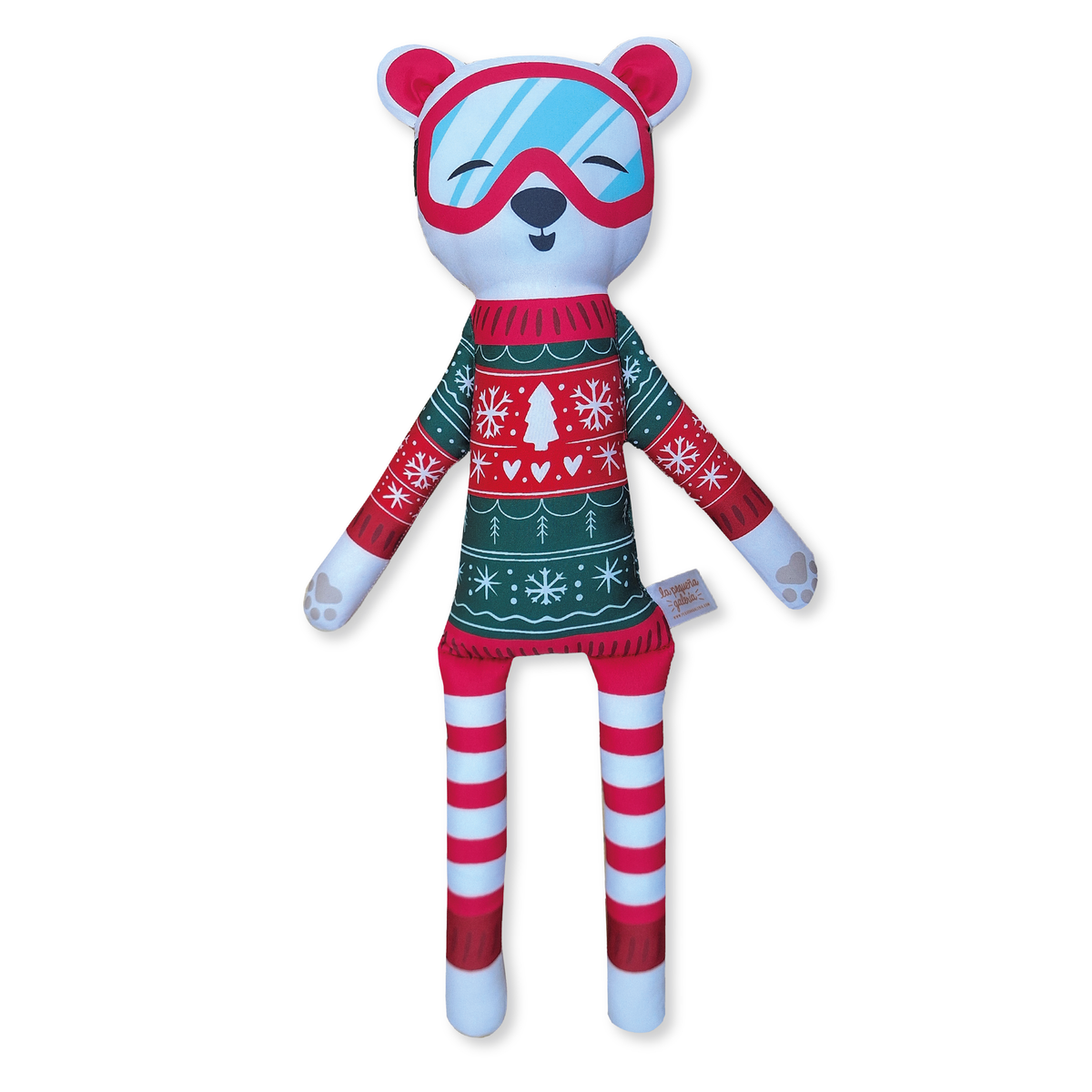 Peluche Polar El Osito Navideño - Minibhu