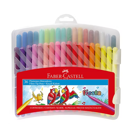 Plumón Fiesta X 36 Piezas - Minibhu