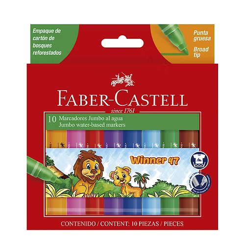 Plumones Winner 47 X 10 Piezas - Minibhu