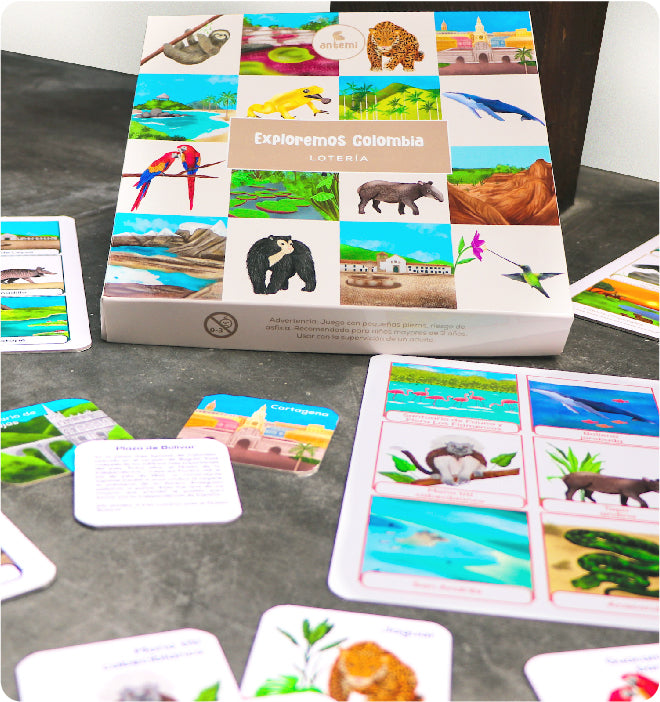 Lotería Exploremos Colombia Antemi