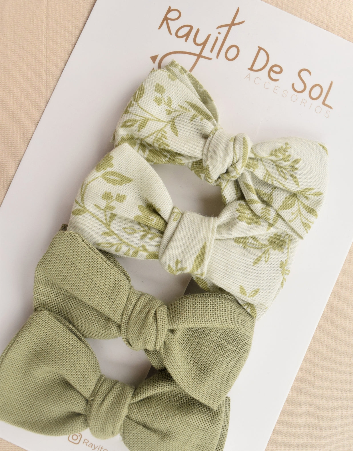 Set X4 Pinza Moño Charlotte