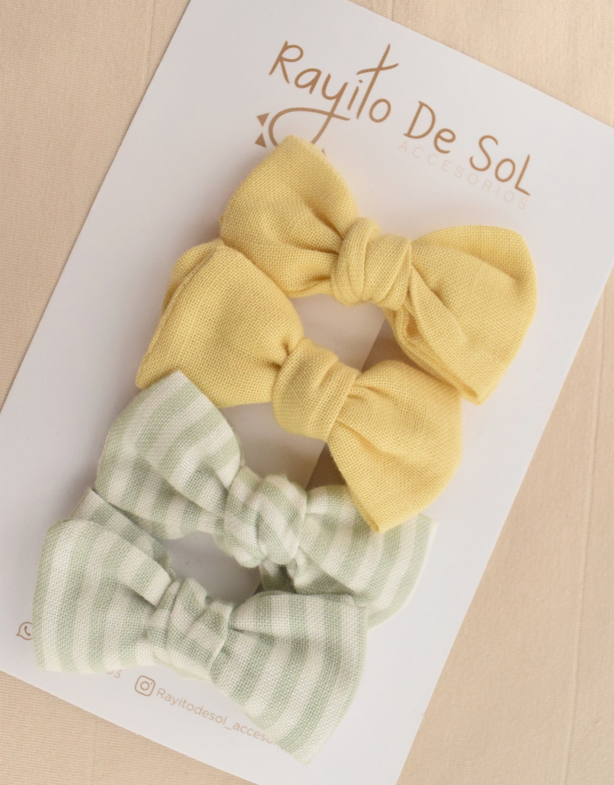 Set X4 Pinza Moño Charlotte