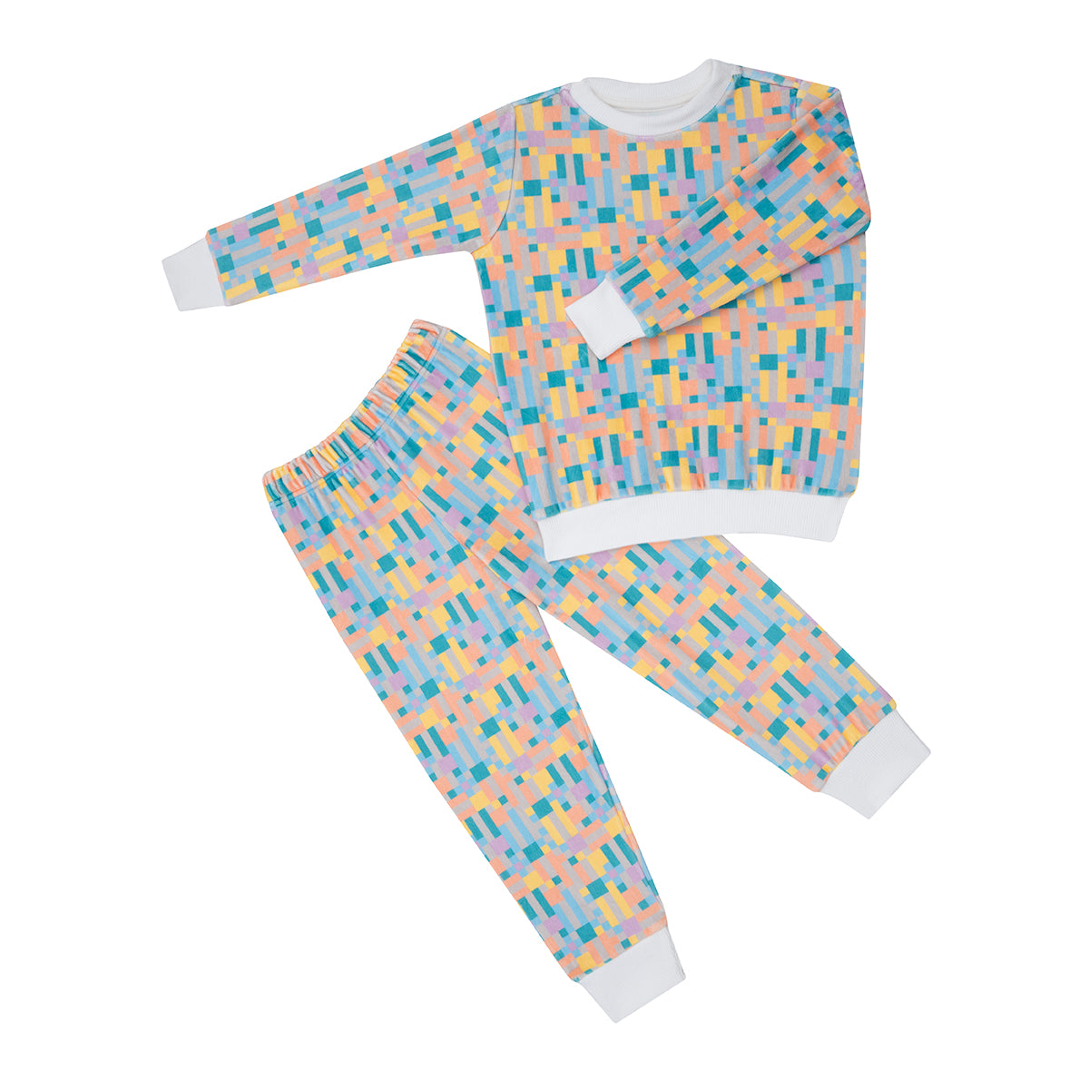 Pijama 2 Piezas Cuadros Unisex - Minibhu