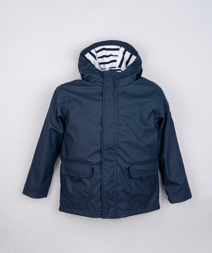 Chaqueta Chubasquero Unisex Marino - Minibhu