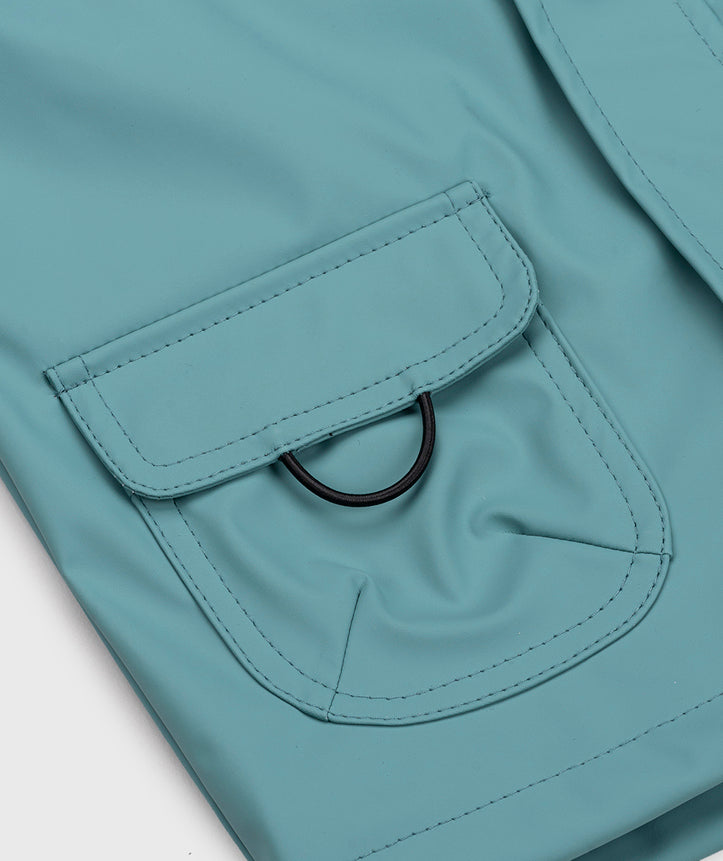 Chaqueta Chubasquero Unisex Turquesa