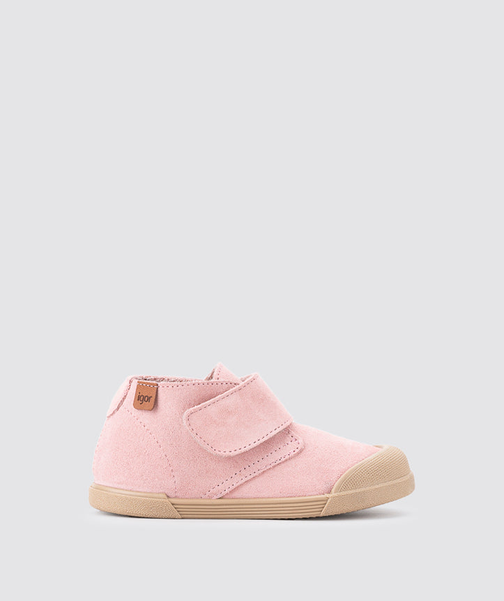 Zapatos Tui Con Velcro Rosa