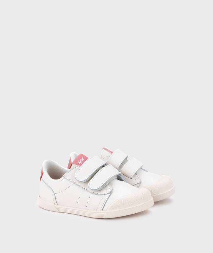 Tennis cuero barefoot Rosa - Minibhu