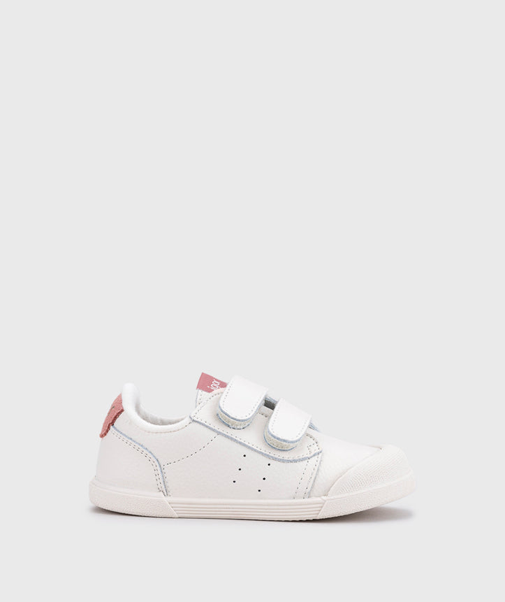 Tennis cuero barefoot Rosa