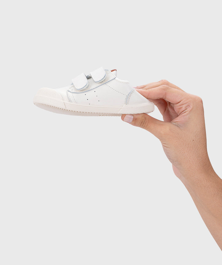 Tennis cuero barefoot Rosa