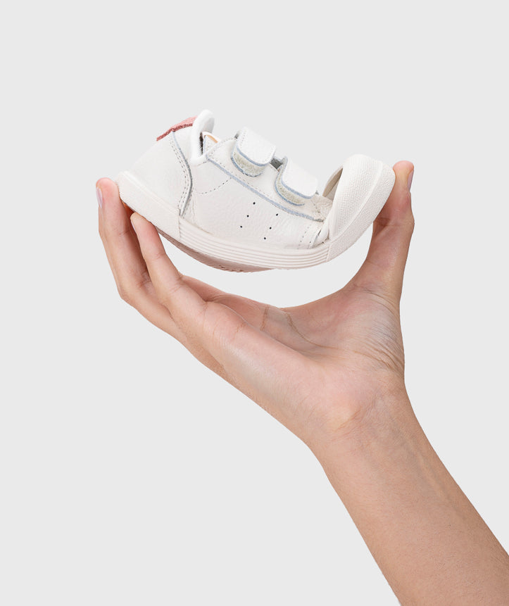 Tennis cuero barefoot Rosa