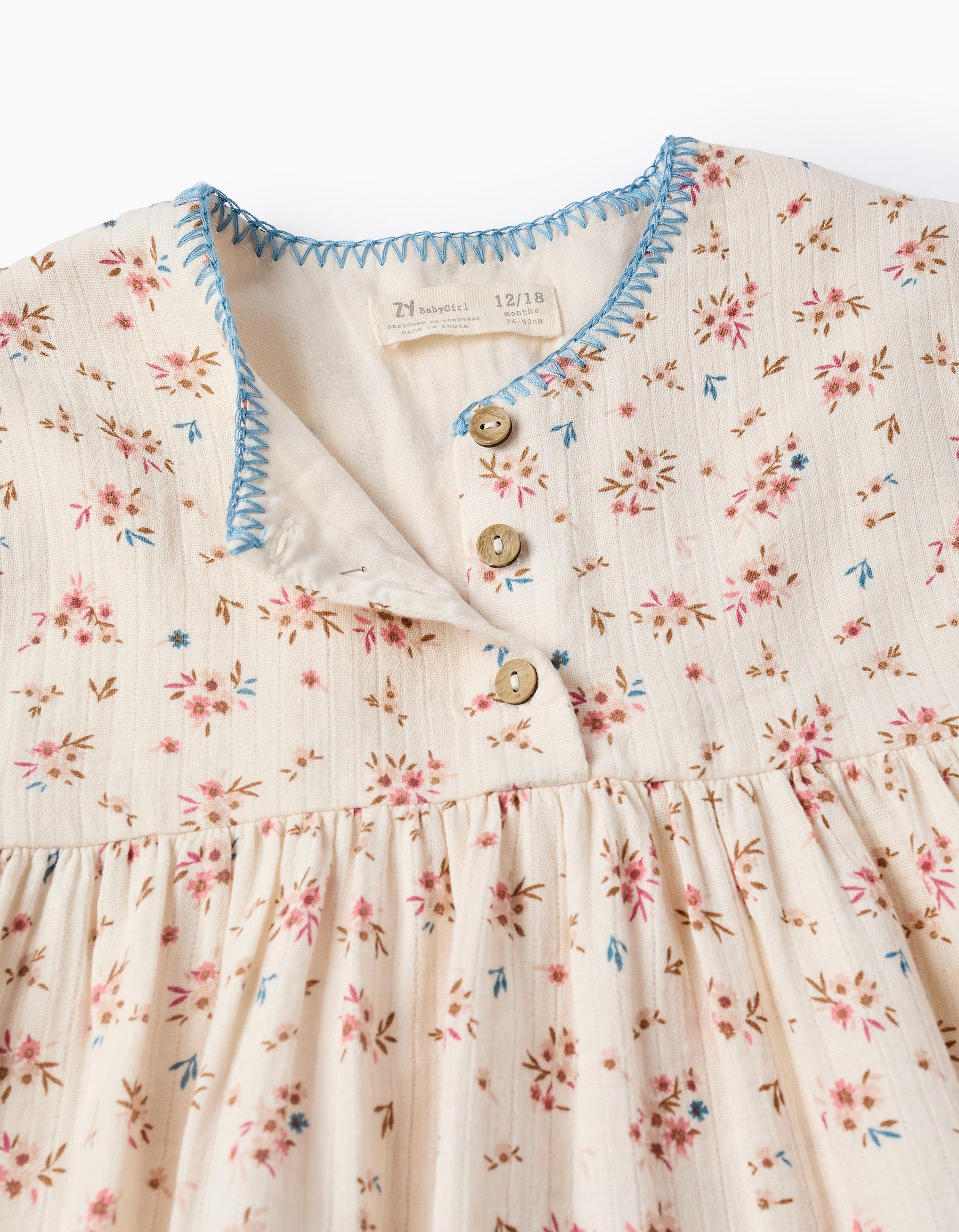 Vestido Dobby Minnie Pink - Minibhu