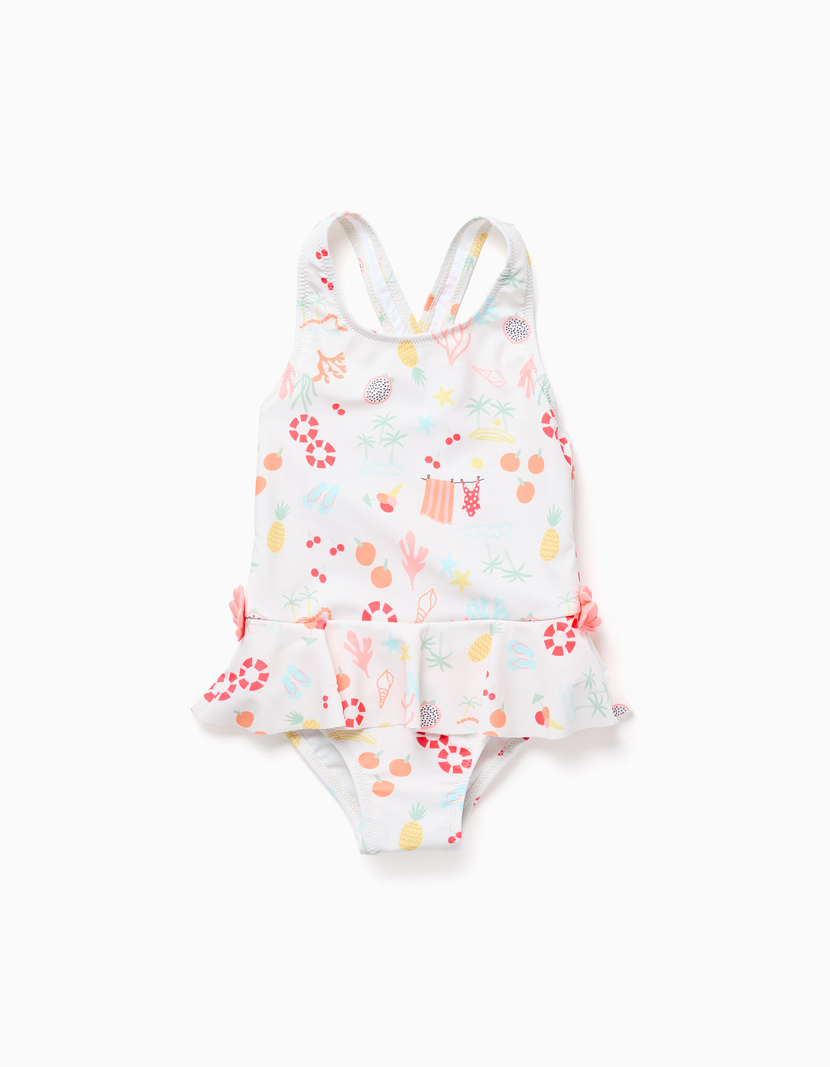 Vestido De Baño White Summer