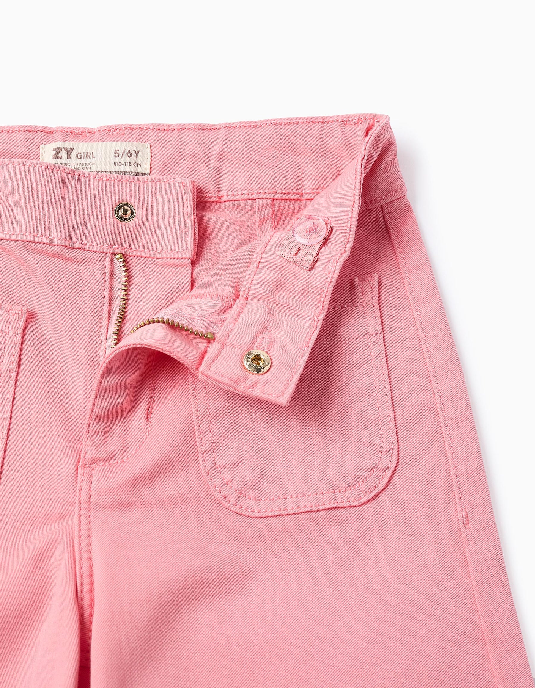 Pantalones Sarga Rositas - Minibhu