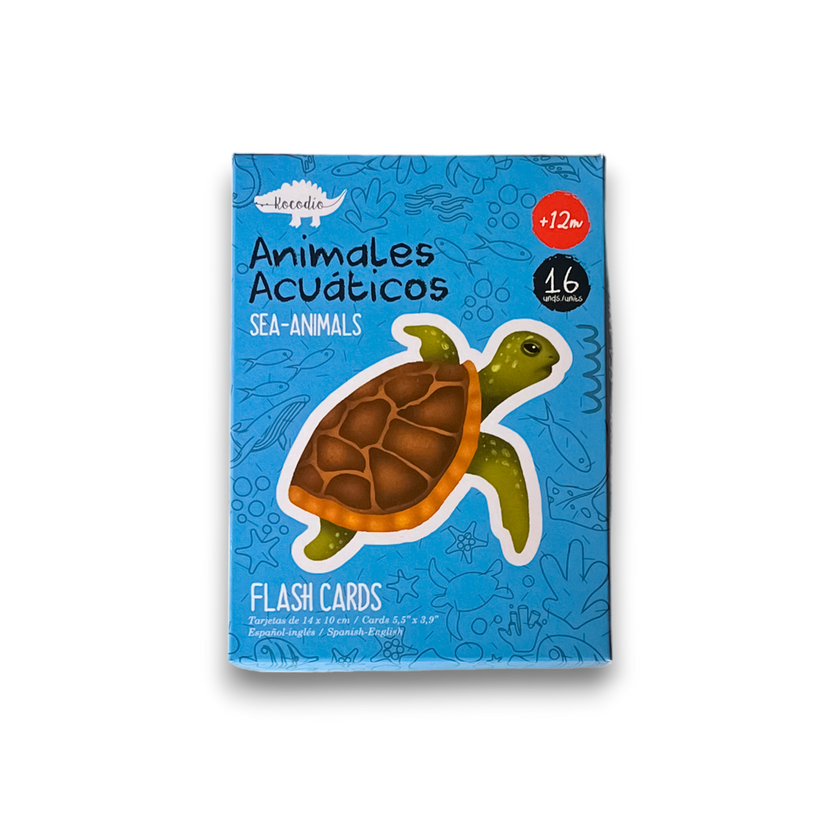 Flash Cards Animales Acuáticos +12m Kocodio