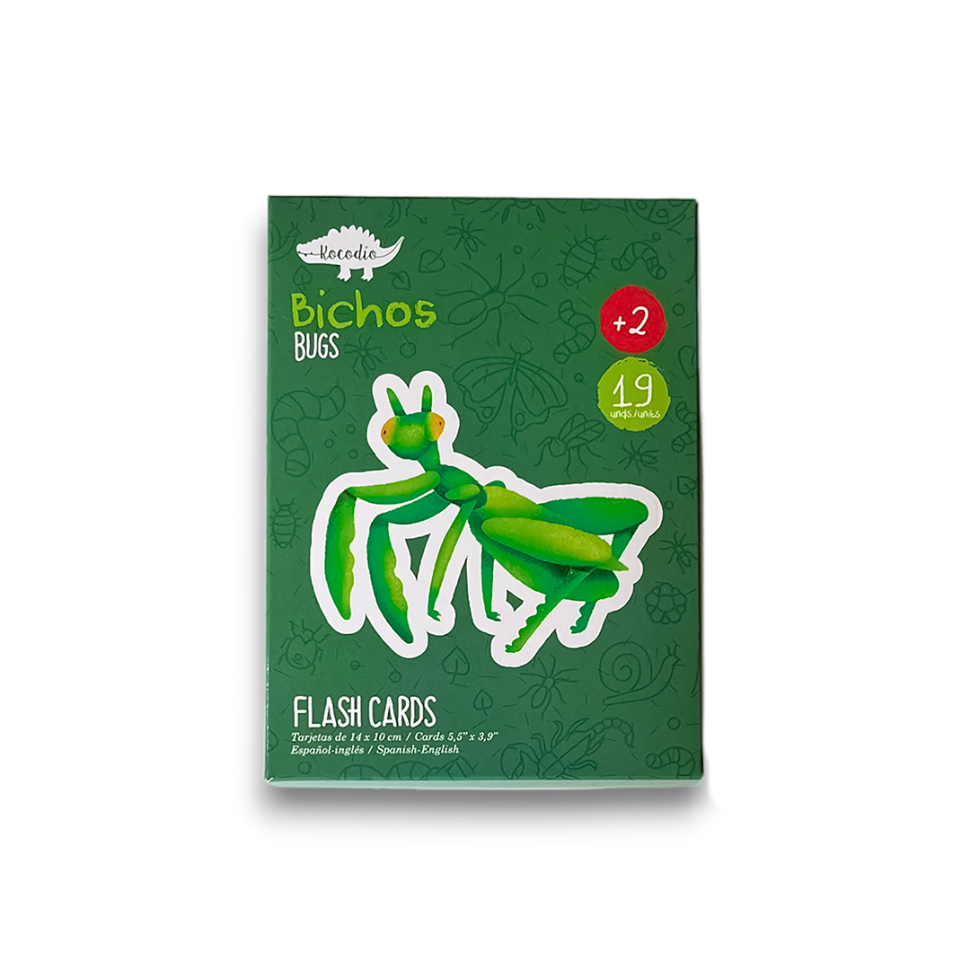 Flash Cards Bichos +2 Kocodio