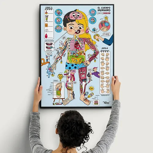 PEGAPOST: "¡El Cuerpo Humano!" Kolorú