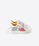 Tenis Estampados Dinosaurios Rosado Monumini