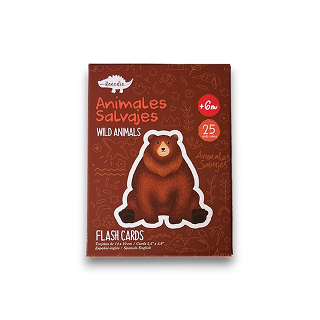 Flash Cards Animales Salvajes +6m Kocodio