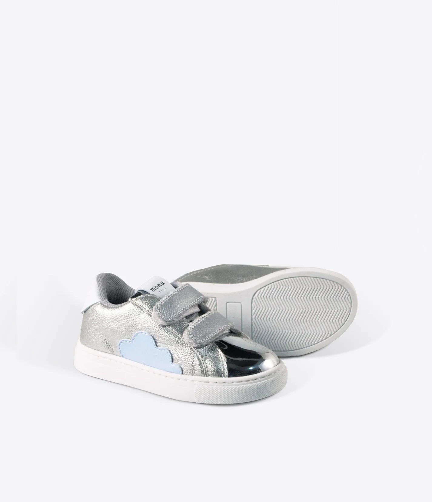 Tenis Estampados Mágicos Plateado - Minibhu