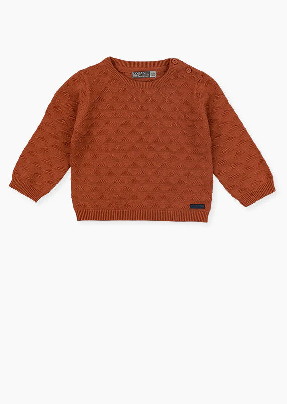 Saco Tejido Cobre Niño Losan