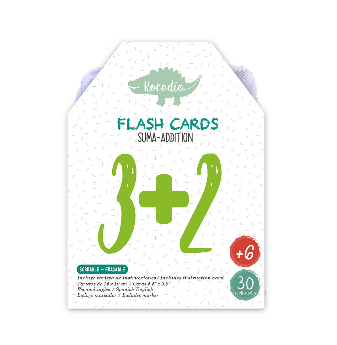 Flash Cards Suma +6