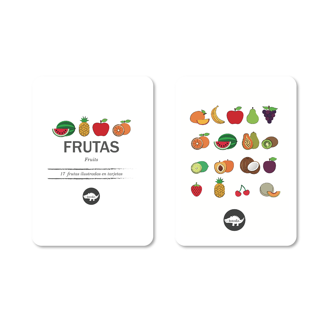 Flash Cards Frutas +12m