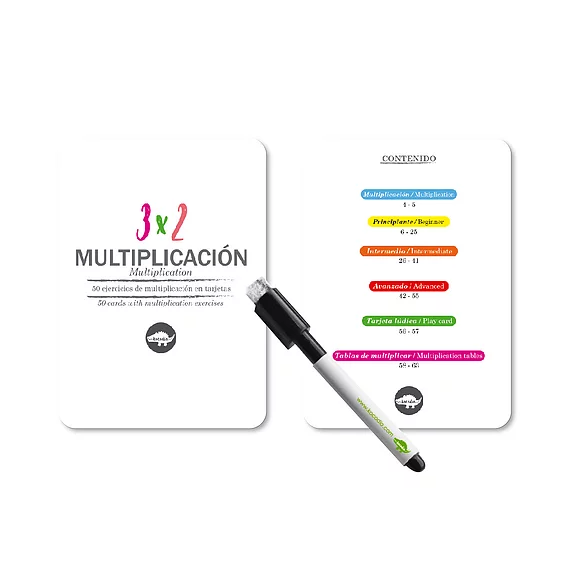 Flash Cards Multiplicación +7a Kocodio