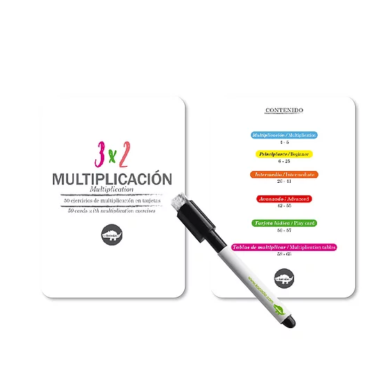 Flash Cards Multiplicación +7a