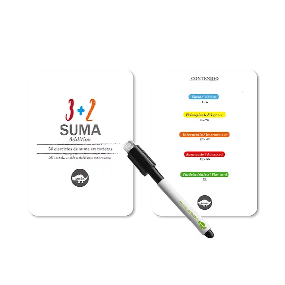 Flash Cards Suma +6 Kocodio