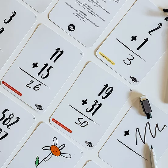 Flash Cards Suma +6 Kocodio
