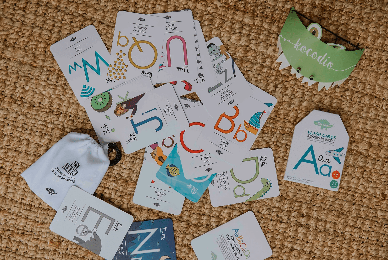 Flash Cards Abecedario +4 Kocodio