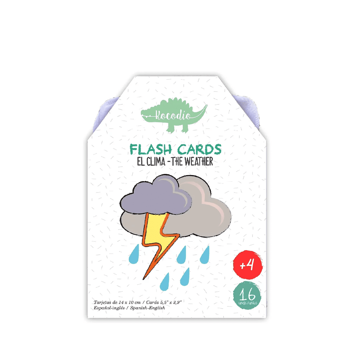 Flash Cards El Clima +4A Kocodio