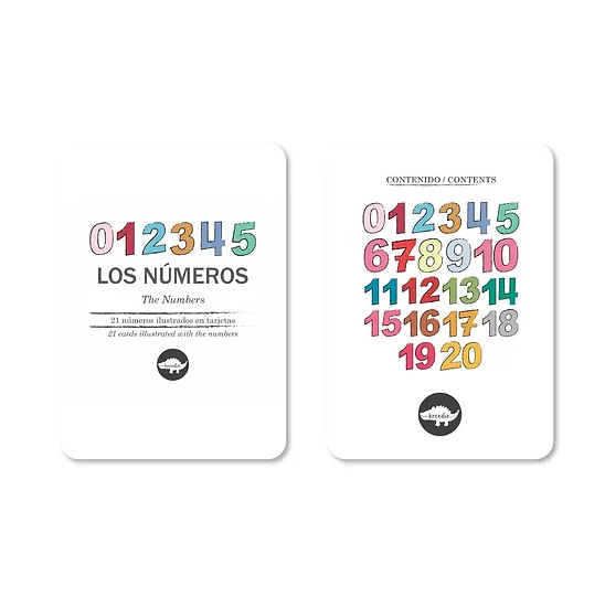 Flash Cards Los Números +3a Kocodio