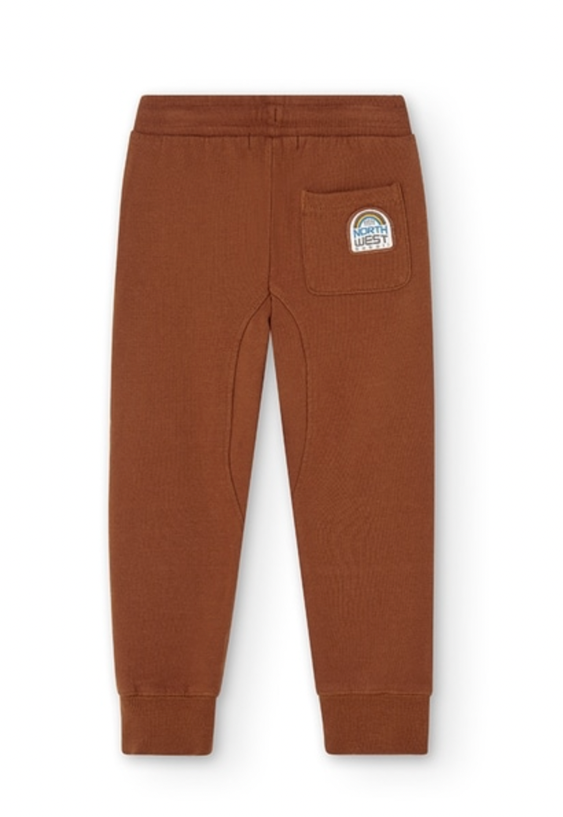 Pantalón Felpa Tintado Copper Boboli