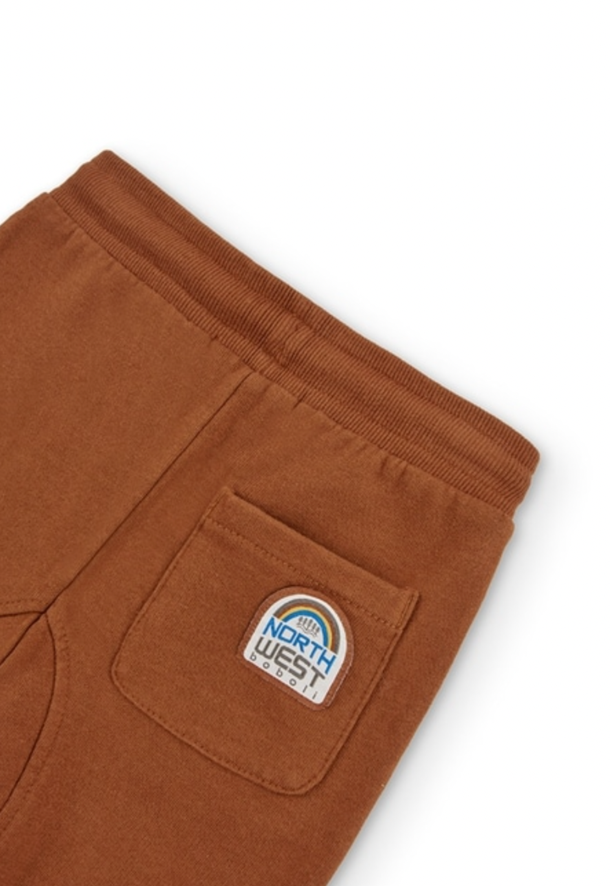 Pantalón Felpa Tintado Copper Boboli