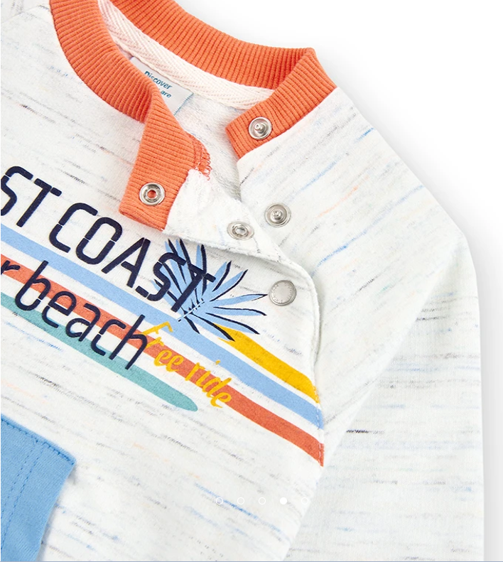 Saco Felpa Bolsillo Summer East Coast Baby Boboli