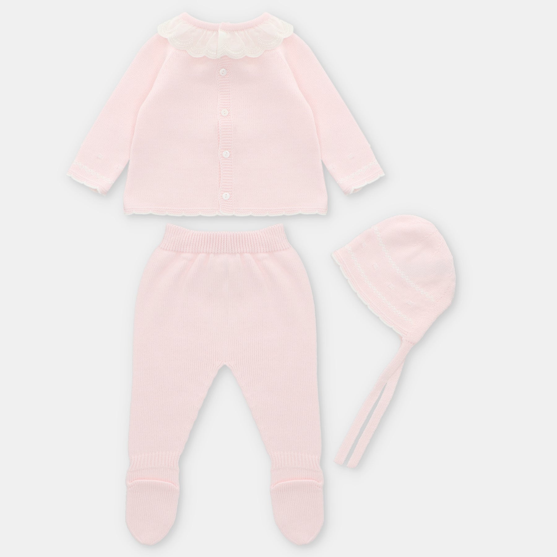 Conjunto Tejido Tira Bordada Preston