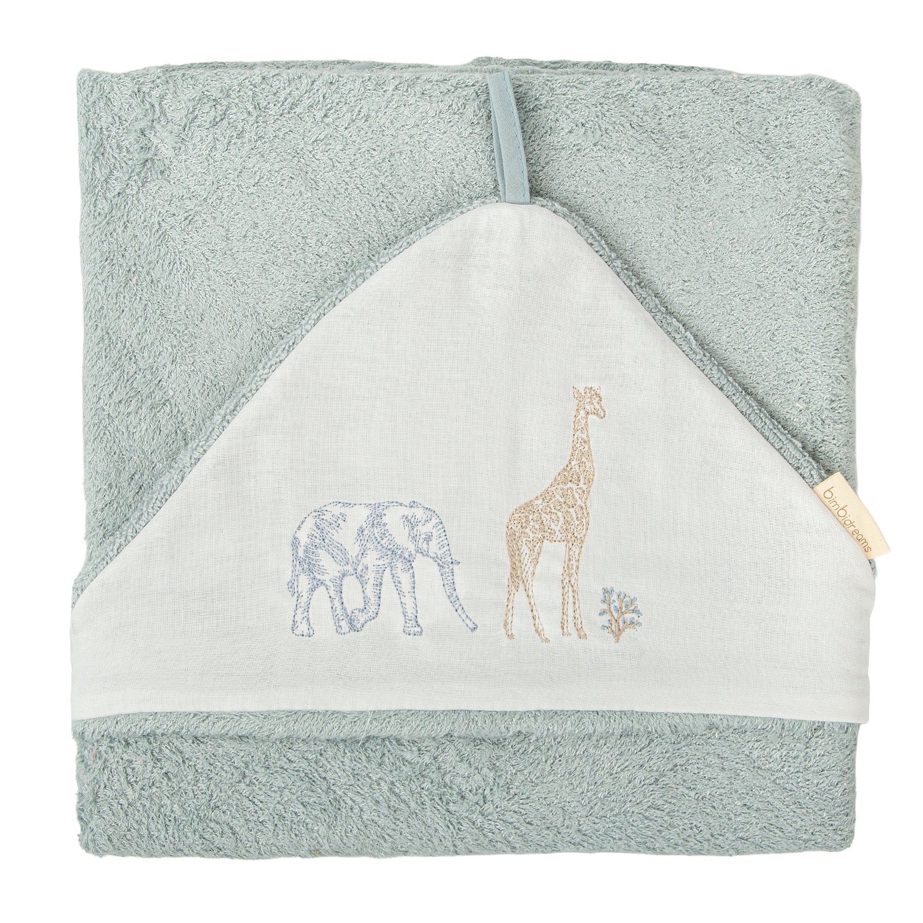 Maxicapa De Baño Unisex Azul Gris
