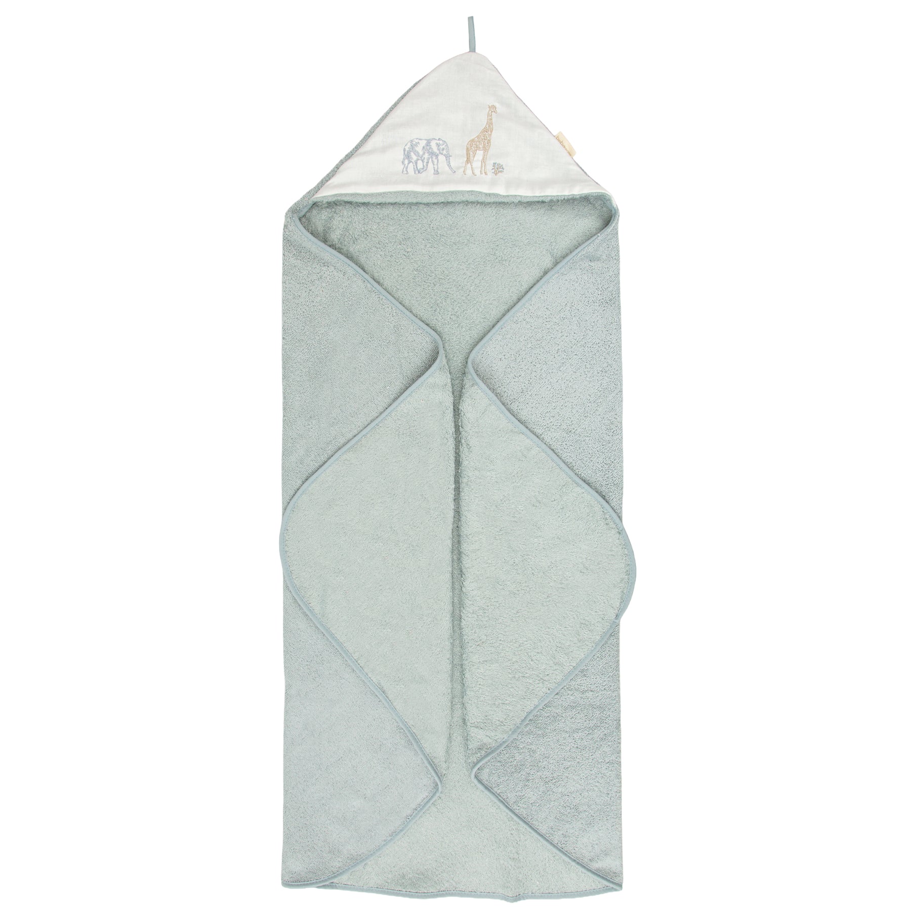 Maxicapa De Baño Unisex Azul Gris