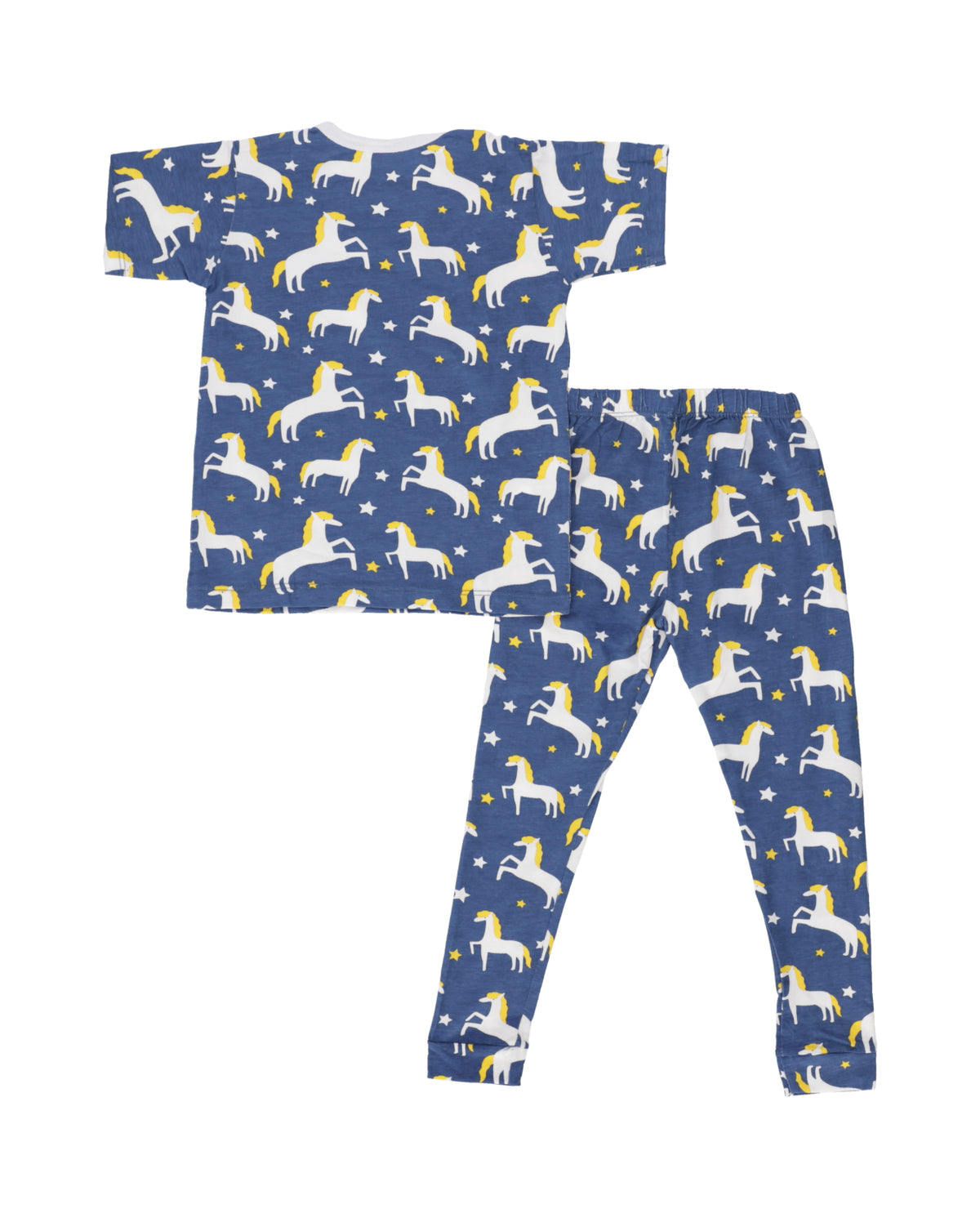Pijama 2 Piezas Caballo Azul Unisex