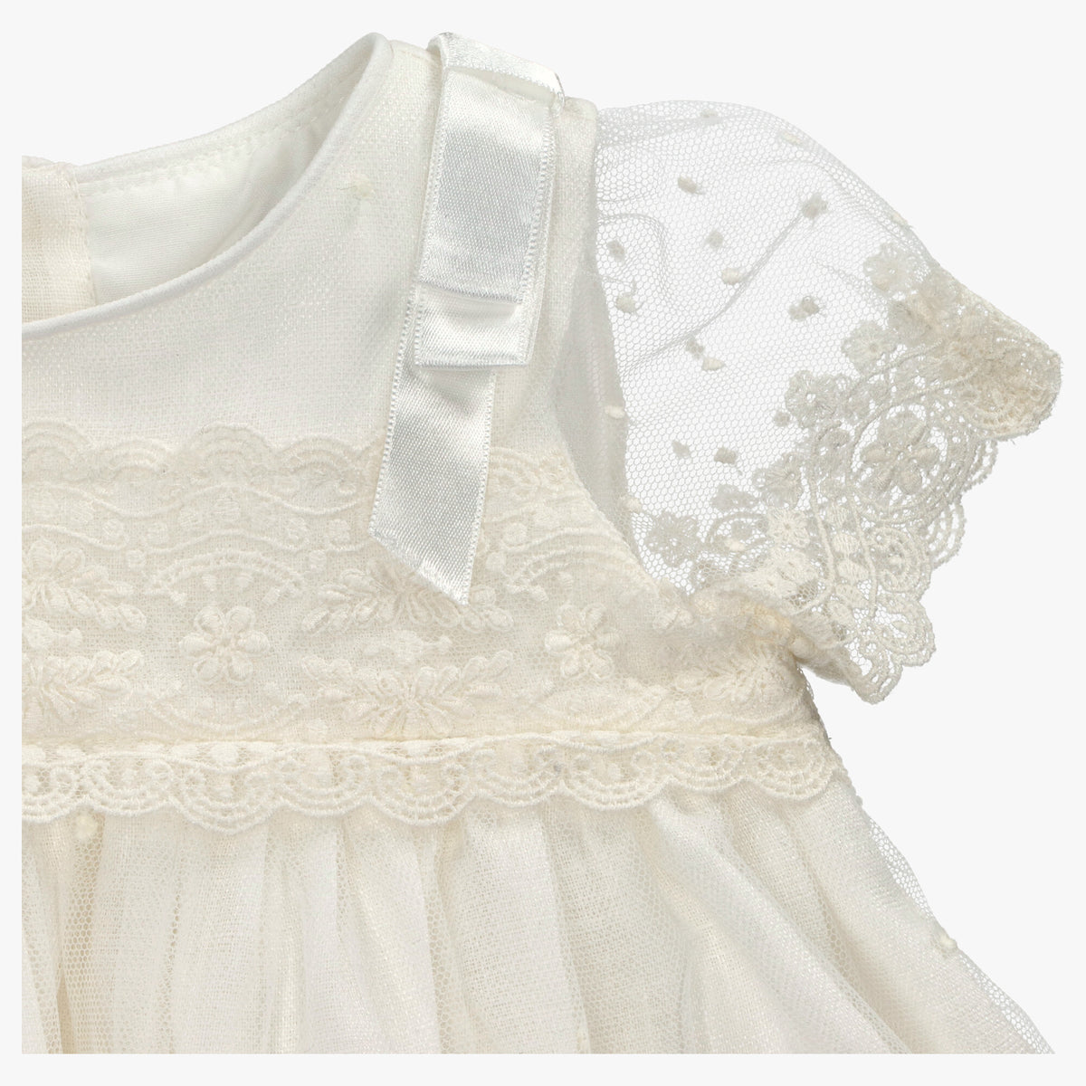 Faldón Tela Unisex Marfil