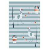 Toalla Playa Microfibra Azul